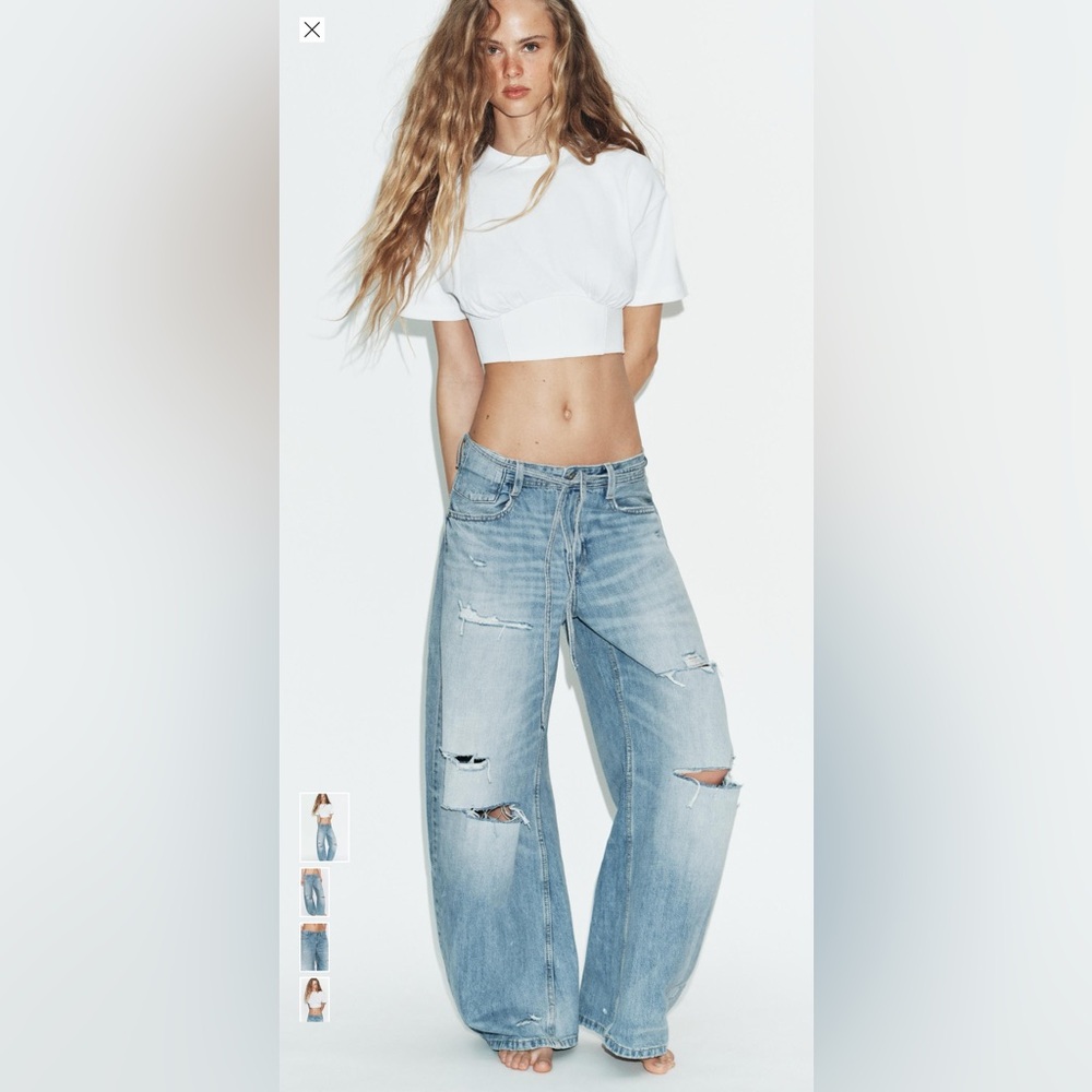 Zara Viral Mid Rise Baggy